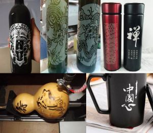 无锡江阴酒瓶葫芦工艺品激光雕刻机